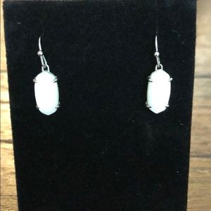 Kendra Scott Lemmi Silver Drop Earrings